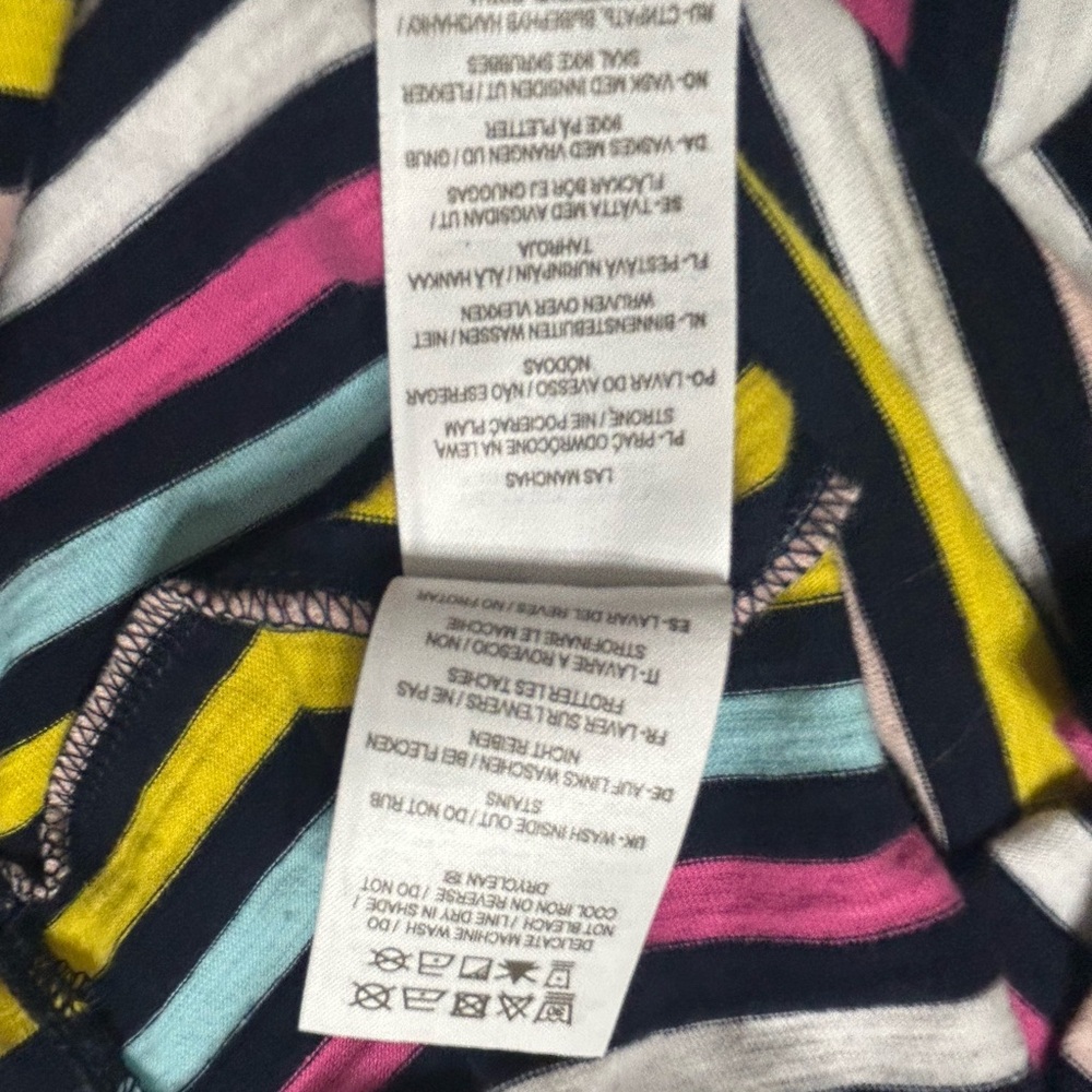 Boden Women Vibrant Striped Midi dress Size 8P Multicolor 100% cotton. - Picture 13 of 14
